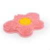Suction Cup Shower Brush Massaging Bristles Silicone Back Scrubber Mat Deep Cleaning Wall Mount Foot