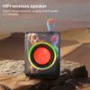 Portable Bluetooth Speaker 5W, RGB Lights, Waterproof, 1200mAh