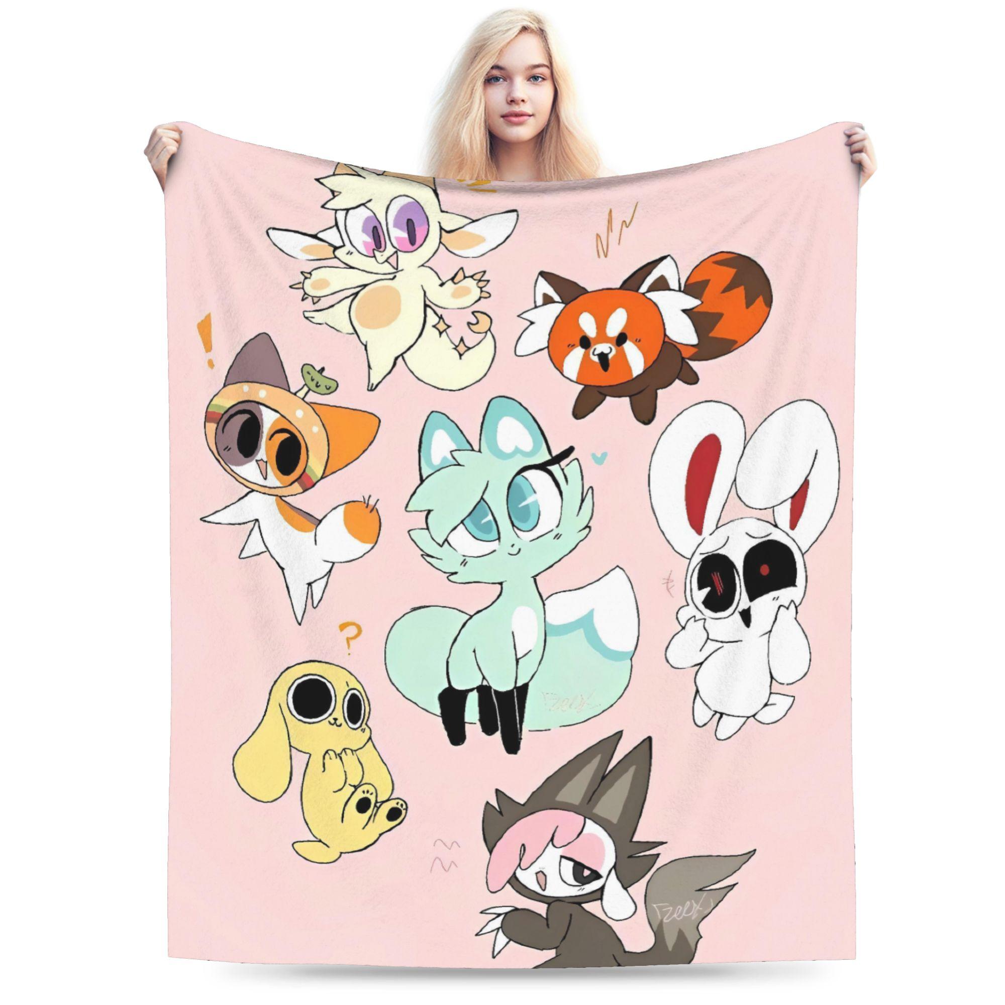 Chikn Nuggit Plush Blanket Kids Flannel Throw Blanket For Couch Chair Soft Warm Quality Bedspread Gift Idea 75x90cm