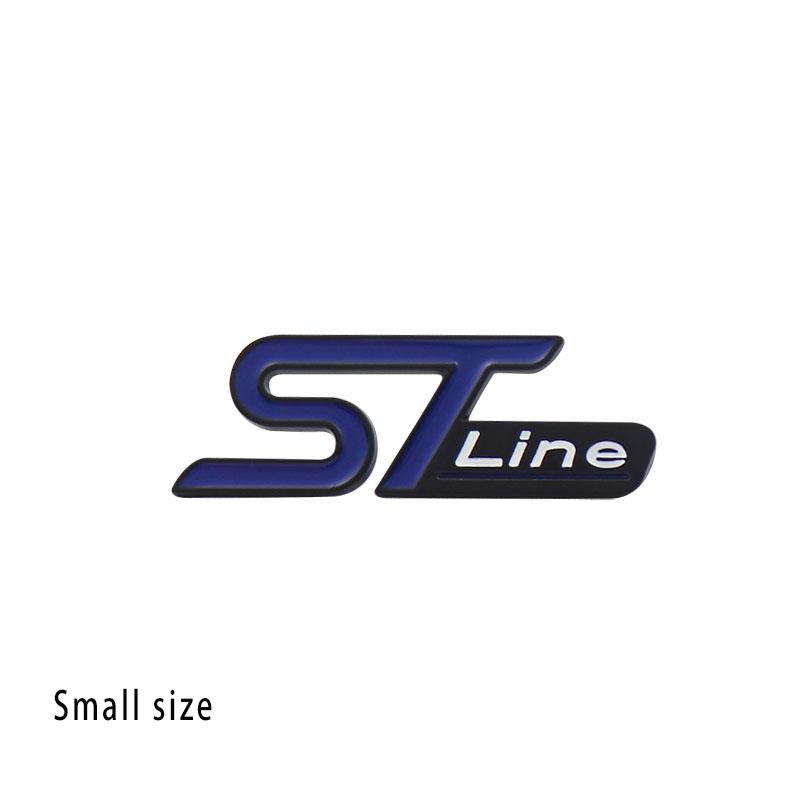 3D ST Line for Car Fender Side trunk Nameplate Decal Emblem Badge Sticker