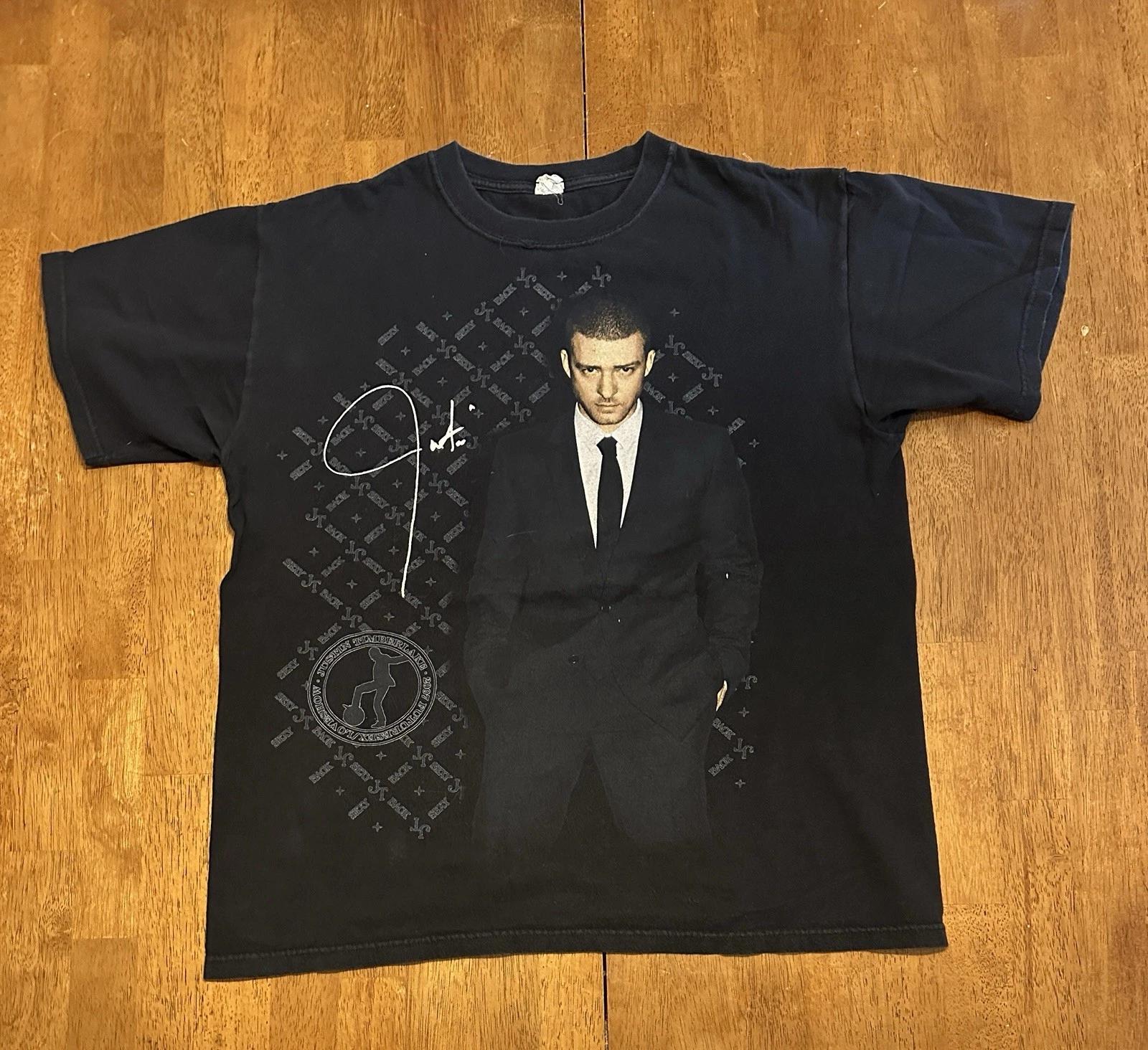 Justin Timberlake 2007 Futuresex/Loveshow Concert T-Shirt Large Vintage S