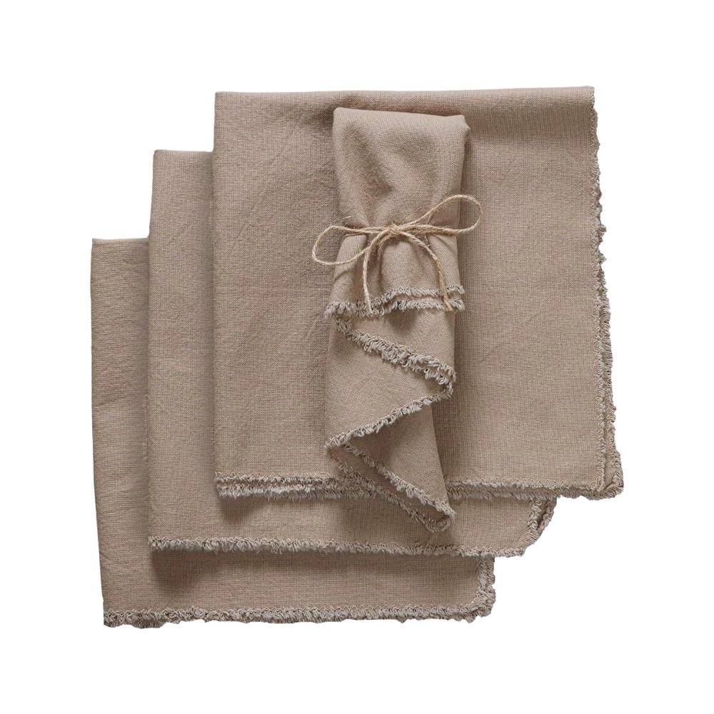 4PCS Eco-Friendly Cloth Napkins Soft Tea Towel Minimalist Placemats Wedding Decor