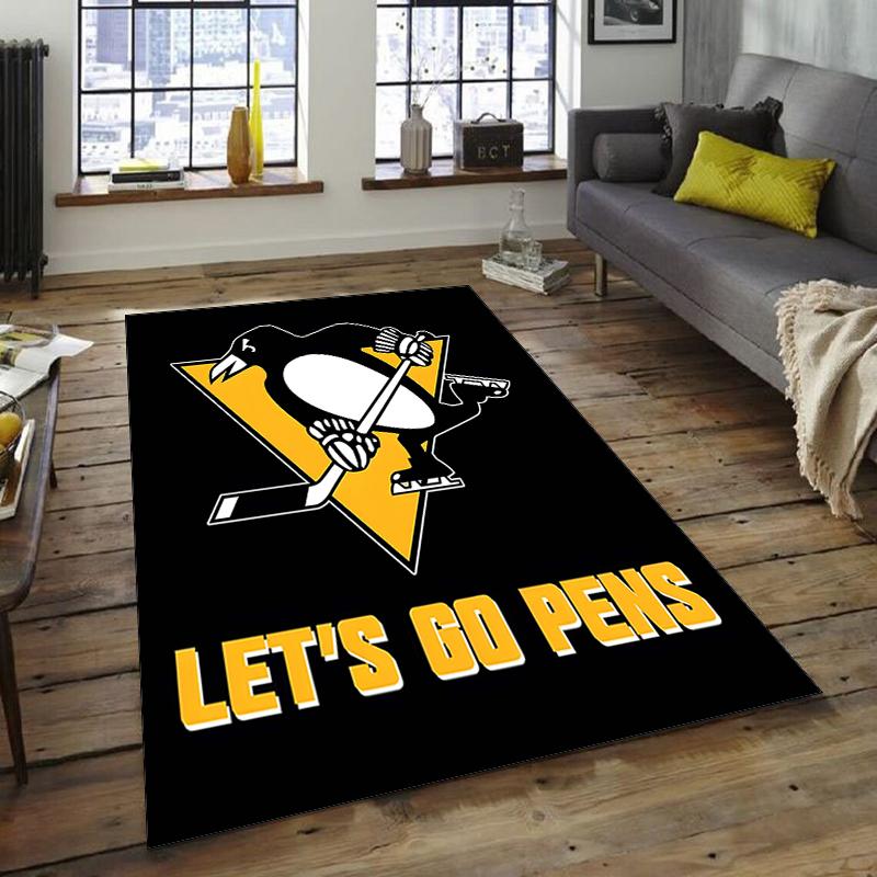 1pc Football Team Design Area Rug - Non-Slip, Soft & Cozy Floor Mat for Living Room, Bedroom, Office - Indoor/Outdoor Decorative Carpet