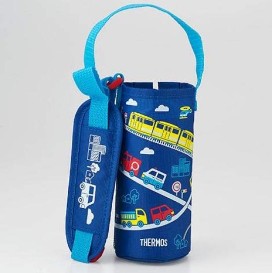 THERMOS Vacuum Insulated Straw Bottle with Pouch the cover will be FHL-401F (Blue) Only delivered. синий