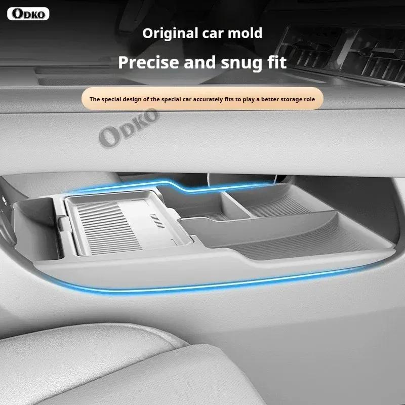 Silicone Storage Box 2025 FOR Leapmotor B01 Center Console Modification Anti-slip Pad Accessories Organizer Decoration