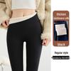 Plus-Size Fleece-Lined Shark Pants: High-Waisted, Thick, and Warm Yoga Leggings for Autumn/Winter 2025