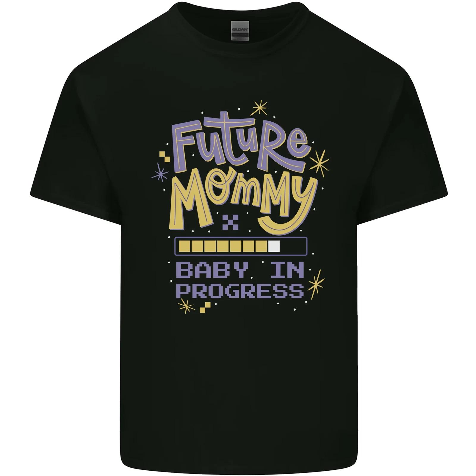 Future Mommy New Baby in Progress Pregnancy Kids T-Shirt Childrens S