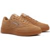 Reebok CLUB C 85 W+ Low Top Skateboard Shoes Unisex Brown Yellow Sneakers 24FRC901U0GY4