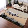 Fantasy Saturn & Alien Planet Landscape Area Rug, Non-Slip Floor Mat
