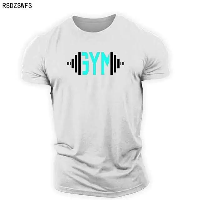 Mens TShirt 3D Retro Gym Printed Round Neck Short Sleeve Top Summer Fashion Loose Fitness Sportswear Quick Dry Mens Clothing