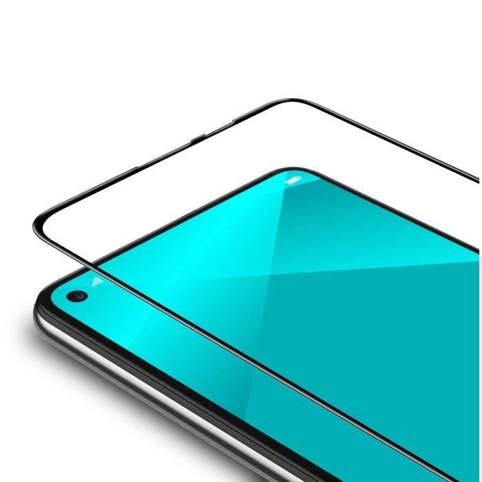 Film de protection - Phonillico® - Huawei P40 LITE - Pack 2 - Verre trempé - Bord noir