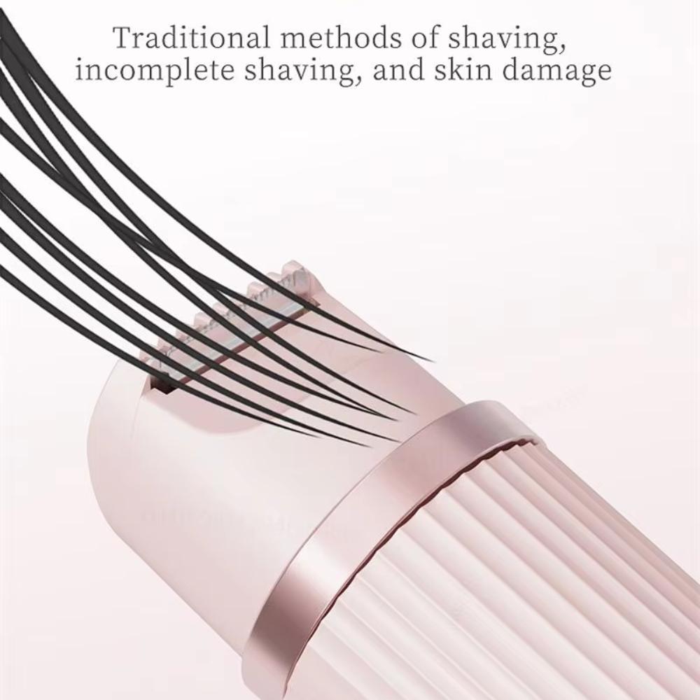 Beard Shaver for Women Bikini Underarm Female Trimmer Waterproof Hair Removal Epilator Electric Shaver 2 In 1 Lady Facial Razor