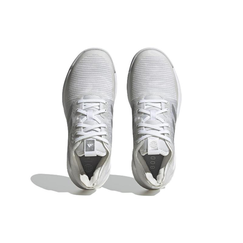 adidas Crazyflight Volleyball Cloud White Silver Metallic Women's Sneakers HR0635