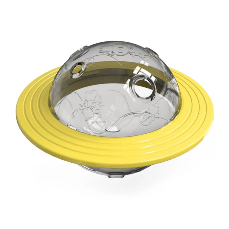 

Диспенсер для корма для собак Диспенсер для лакомств для собак Диспенсер для корма для домашних животных Игрушка для еды Игрушка-пазл Игрушка для выдачи корма Кормушка-пазл для собак Диспенсер для корма для кошек жёлтый