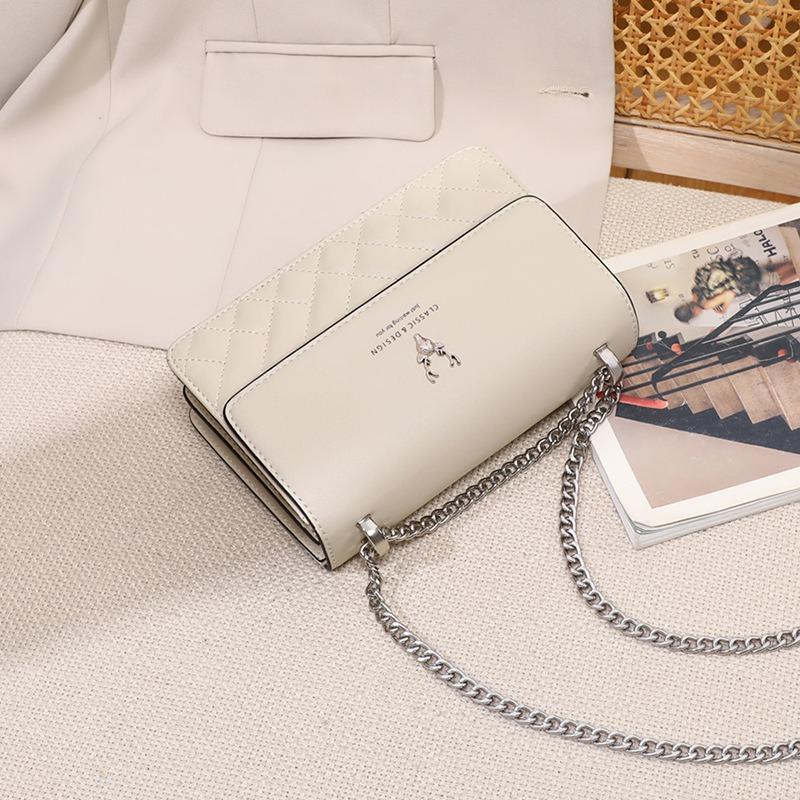 Bag Autumn and Winter New Women's Bag Messenger Bag Chain High Sense Light Luxury Versatile Leather Small Square Bag Luggage