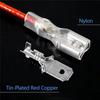 360pcs Cable Lugs Set Receptacles Set Flat Connector Male & Female Cable Connector with Insulating Sleeve Electrical