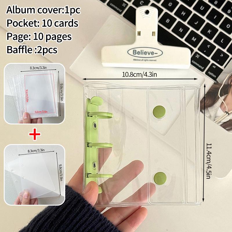 A8 Binder Photocard Holder Idol Cards Collect Book Cute Photo Album Kpop Card Holder Binder Background Kpop Album