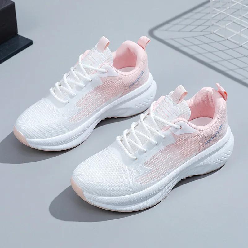 2025 Lightweight Women's Sneakers Casual Running Summer Fashion Anti Slip Hiking Mesh Breathable Athletic Shoe Tennis Shoes