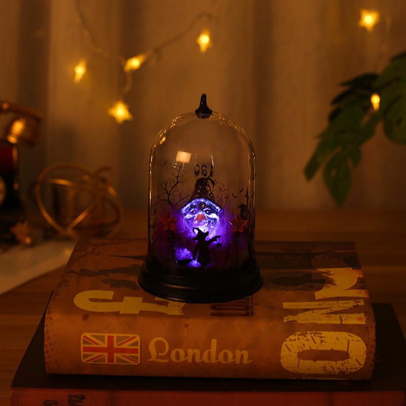 Halloween Witch Black Cat Led Light Creative Candle Light Craft Light Ornament Bar Scene Props Decoration Supplies