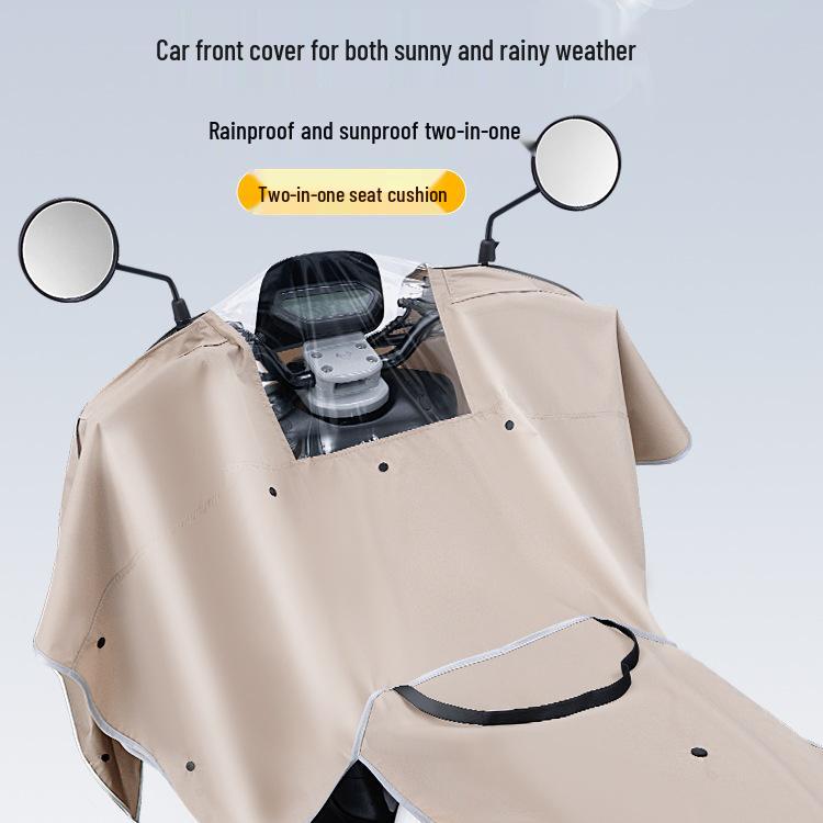 Wuyang Regendichter Transparenter Sonnenschutz Motorrad Windschutzscheibe und Lenkerabdeckung