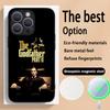 The Godfather Classic Movie Posters Phone Case For iPhone 16 15 14 13 12 11 Plus Pro Max High-end Luxury Magsafe Sheepskin