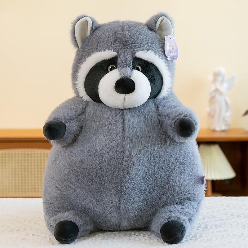 

Плюшевые игрушки еноты куклы украшения для комнаты орнаменты детские фестивали подарки 23cm