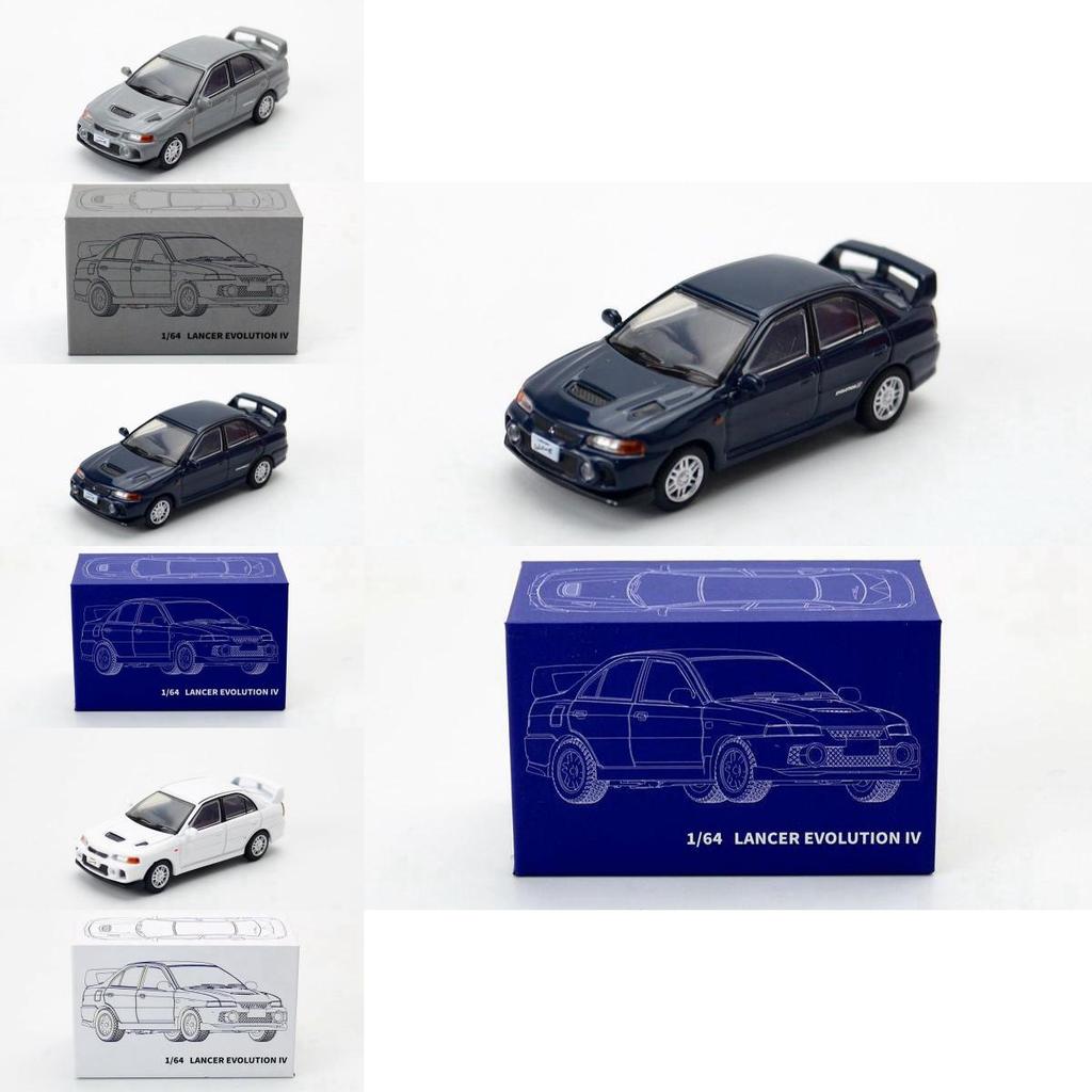 Autotype 1:64 Schaal Legering Mitsubishi Lancer Evo Iv Statisch Speelgoed Voor Verzamelaars En Kinderen