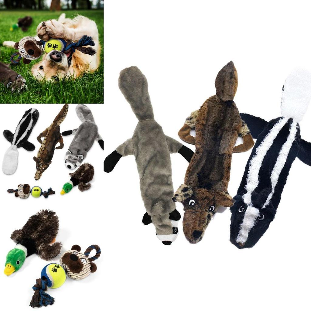 Soft And Cuddly Plush Dog Toys With Squeakers Ideal For Teething Dogs