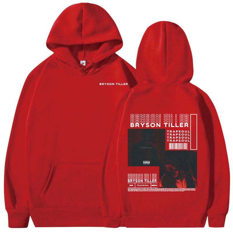 Rapper Bryson Tiller Trapsoul Music Album Hoodies Men Women Hip Hop Vintage Oversized Sweatshirts Casual Long Sleeve Pullovers