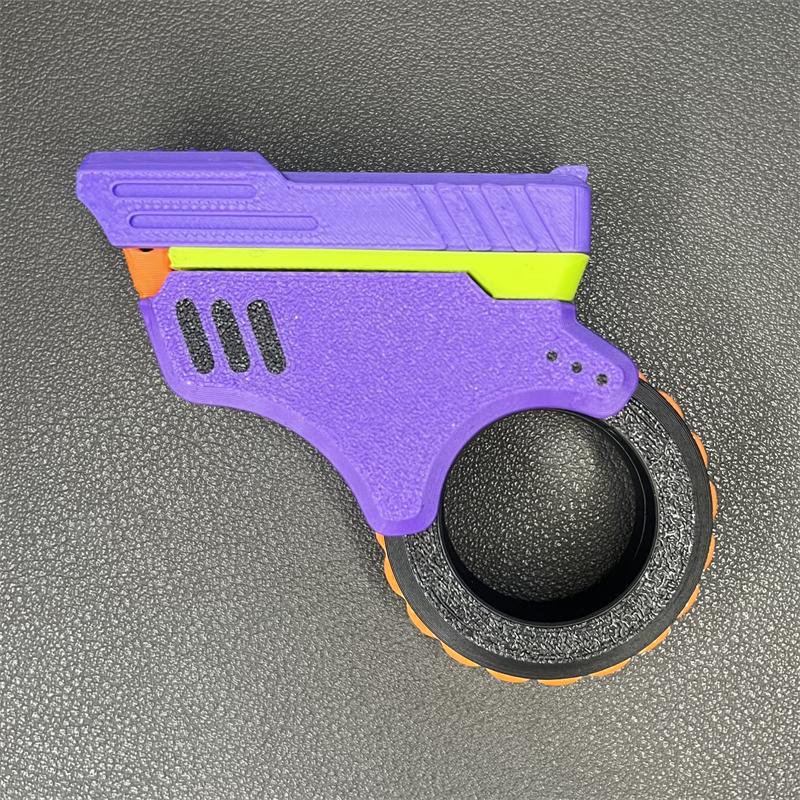 Creative Zoom Gun Fidget Toys 3D Printed Fidget Slider EDC Plastic Adult Stress Relief Toy ADHD Anxiety Relief Toy Idea Gifts