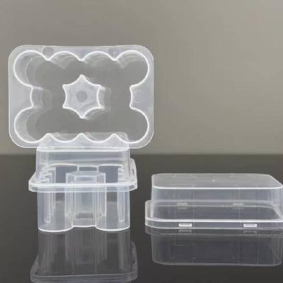 Boîtier pour flacons de peptides de 3 ml Boîte de rangement en plastique pour micro-tubes Boîte empilable pour tubes transparents de congélateur Organisateur pour réfrigérateur Fournitures pour diabétiques