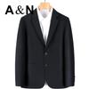 [Weaving Texture Pattern&Lightweight Single West] autumn crisp and stylish business casual men's suit jacket