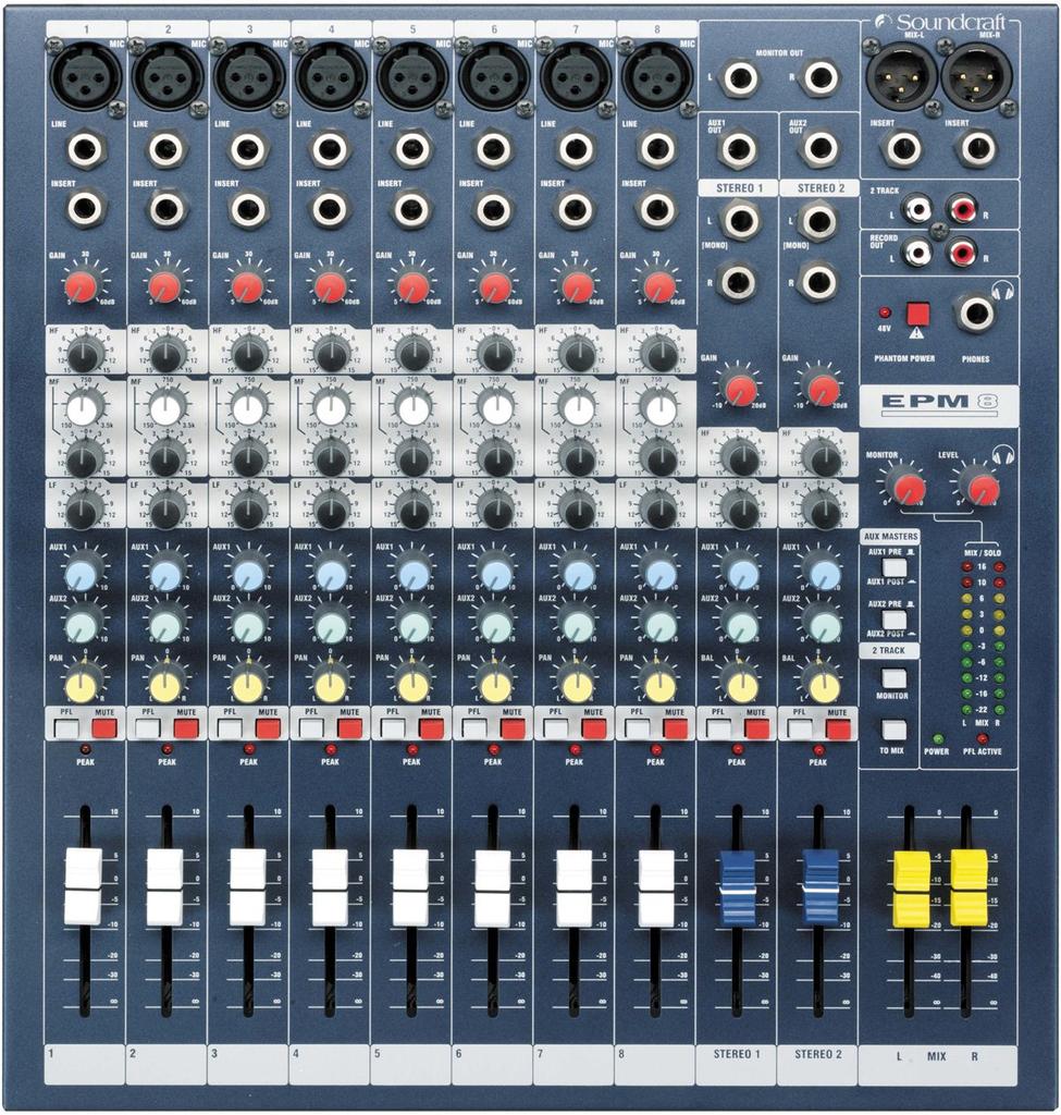 Soundcraft Soundcraft Compact Analog Mixer EPM8