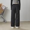 UNIFREE Warm Fleece-Lined Loose Straight Leg Casual Pants
