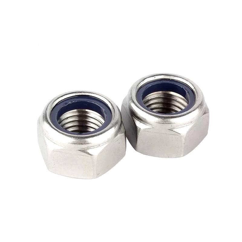 304 Stainless Steel Nylon-Insert Lock Nut DIN985