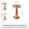 Retro Metal Barbell Desk Lamp - Touch-Control, Dimmable, Three-Color Light for Creative Spaces