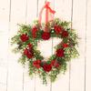 Valentines Day Wreath Decor Decorative Garland Home Decor Valentine's Day Front Door Wreath For Porch Cabinet Home Indoor