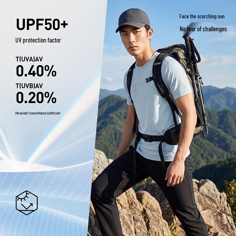 PEAK Outdoor Quick-Dry Cooling Anti-Bacterial UPF50+ Short Sleeve T-Shirt