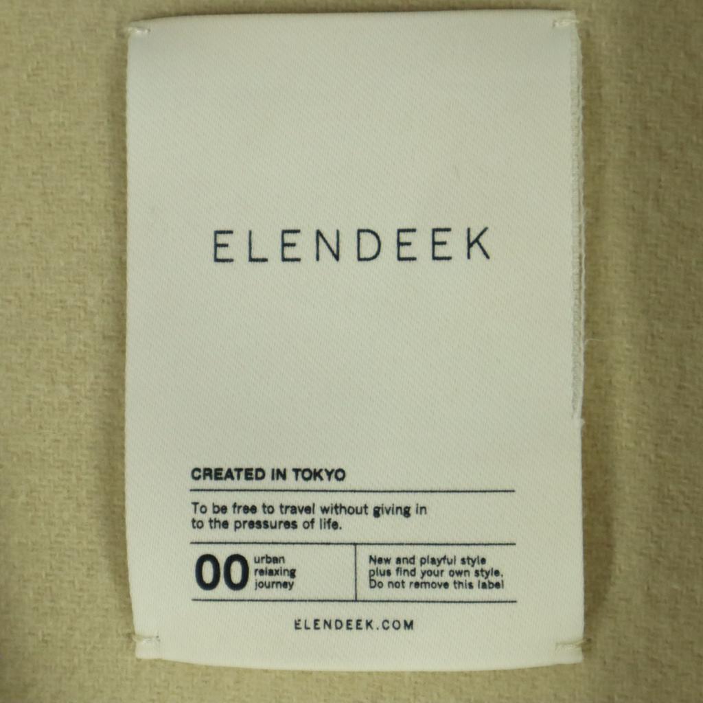 Schönheitsprodukte ELENDEEK Langarm langer Wollmantel 1 Elfenbein Damen Gebraucht