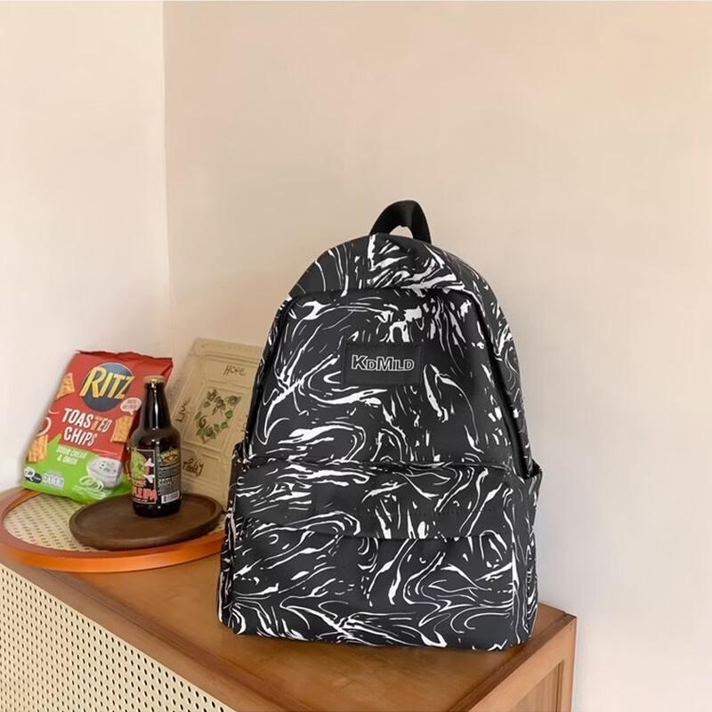 OGAR Water Graffiti Student Backpack Black