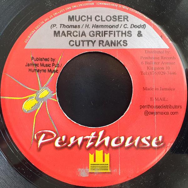 

7inch Record MARCIA GRIFFITHS & CUTTY RANKS - Much Closer NONE Penthouse Recor Jamaica Reggae, Ska & Dub Used