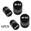 4pcs For Renault RS Clio Scenic Logan Megane Koleos Sandero Car Wheel Tire Valve Caps Tyre Stem Covers Airdust Waterproof SH4U