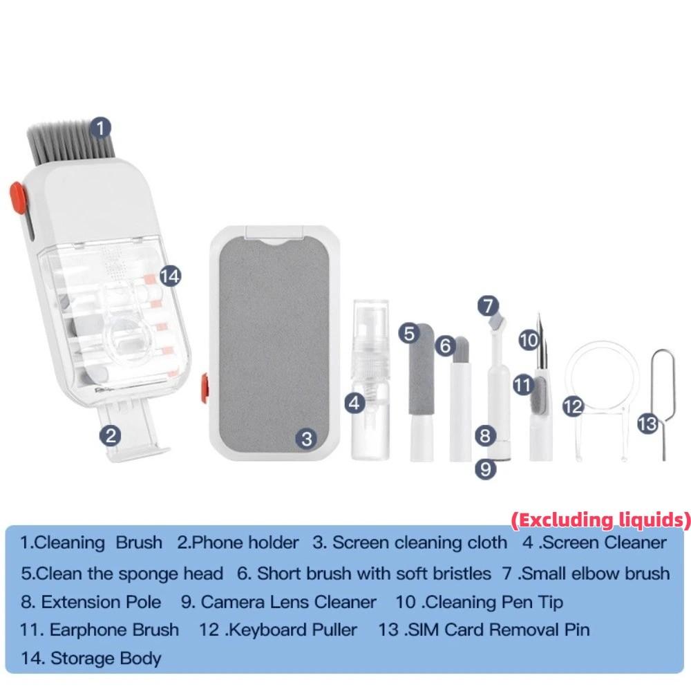 Portable Keyboard Cleaner Kit Screen Cleaning Computer Cleaning Brush Tools Kit  Mobile Phone