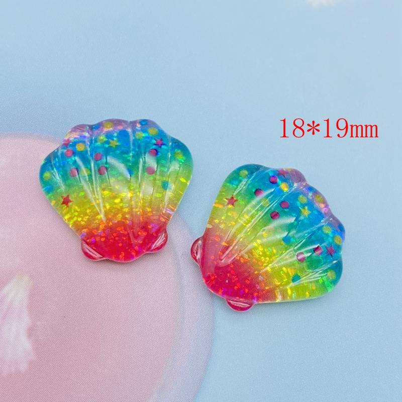 

10/20Pcs Kawaii Shining Ocean / Fruit Series Flat Back Resin Cabochons Scrapbooking DIY Jewelry Craft Decoration Accessories G67 10pcs