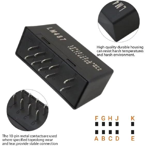 10383321, 15764135, LM487 Hazard Warning LED Flasher Relay Turn Signal for 2003-2006 Chevy Silverado 1500 1500 HD 2500 HD 3500