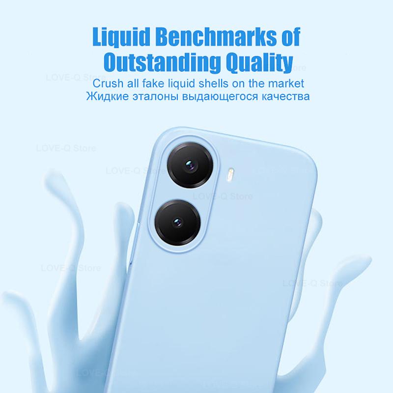 For Poco X7 Pro Case Liquid Silicone Shockproof Phone Cases For Xiaomi Poco X7 Pro Soft TPU Cover