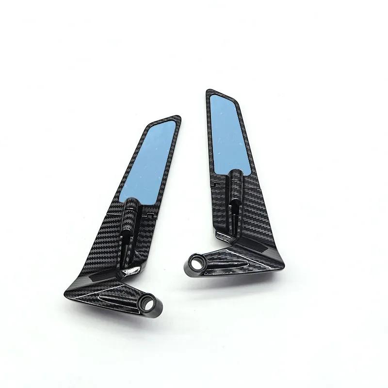 Motorcycle Universal Accessories Motorcycle Rearview Mirror Wings Rearview Mirror Rotatable Aluminum Alloy Side Mirrors 8/10mm
