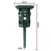 Solar animal repeller,snake repeller outdoor,vibrating mouse repeller