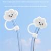 1Pcs Straw Tips Cover Straw Covers Cap For Reusable Straws Cloud Shape Straw Protector
