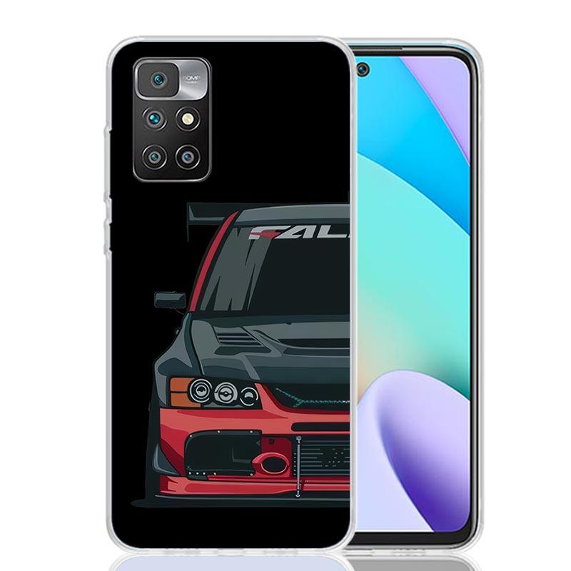 JDM Tokyo Drift Sports Car Male Men Case Phone Cover for Xiaomi Redmi 12 12C 10 10C 10A 9 9C 9A 9T 8 8A 7 7A 6 Pro 6A S2 K20 K30